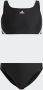 Adidas Perfor ce crop bikini zwart wit Gerecycled polyamide Logo 104 - Thumbnail 1