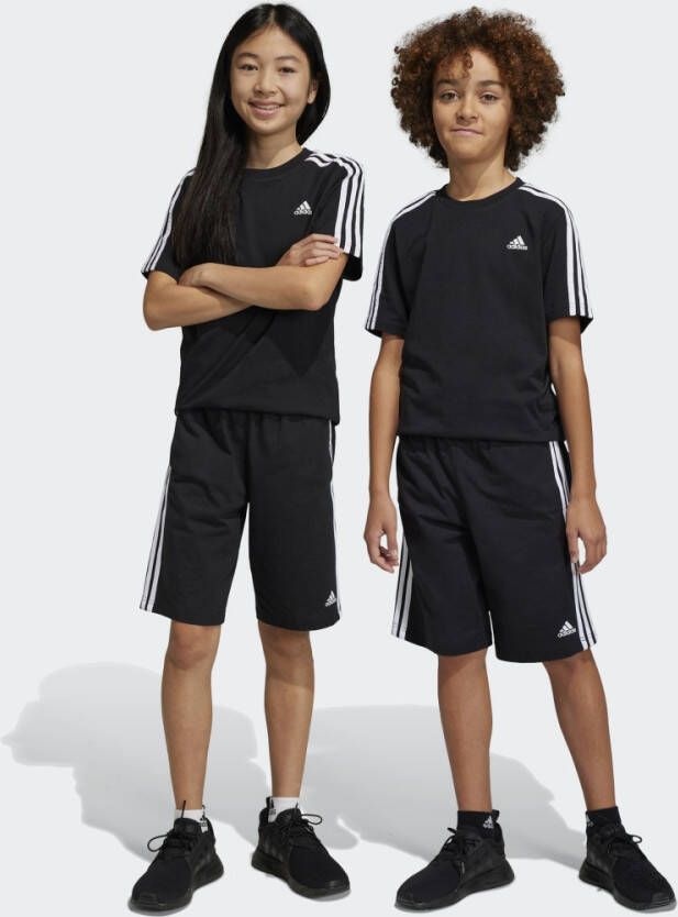 Adidas Sportswear short zwart wit Korte broek Katoen Effen 128