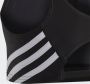 Adidas Perfor ce crop bikini zwart wit Gerecycled polyamide Logo 104 - Thumbnail 4