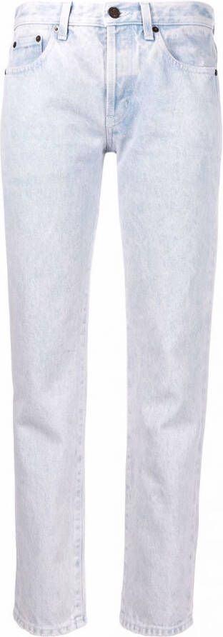 Saint Laurent Cropped jeans Paars