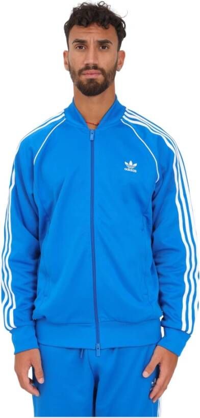 Adidas Originals Adicolor Superstar Trainingsjack Trainingsjassen Heren bluebird white maat: XXL beschikbare maaten:S M L XL XXL
