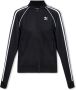 Adidas Originals Zwarte Zip Sweatshirt voor Dames Regular Fit Black Dames - Thumbnail 8