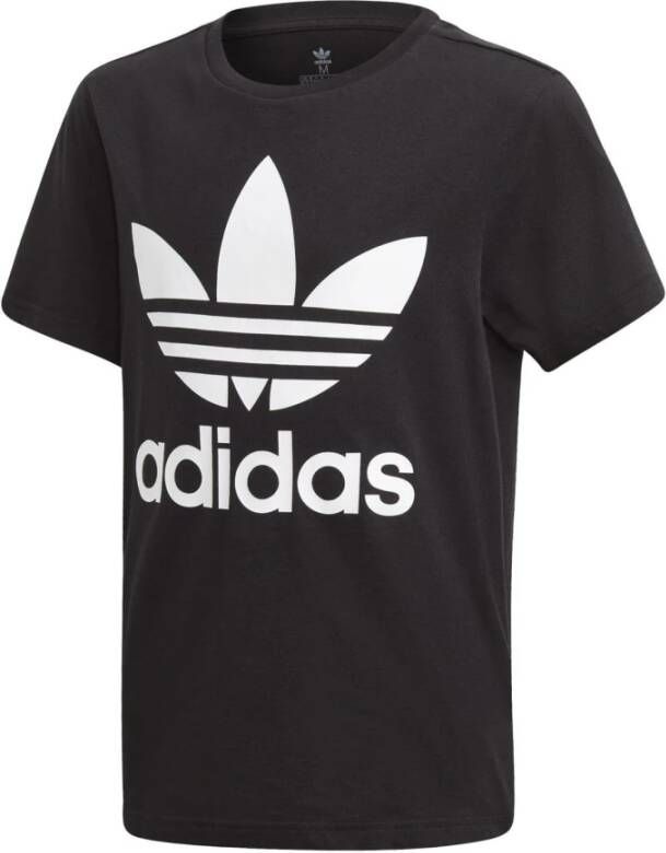 Adidas Originals unisex Adicolor T-shirt zwart wit Katoen Ronde hals 140