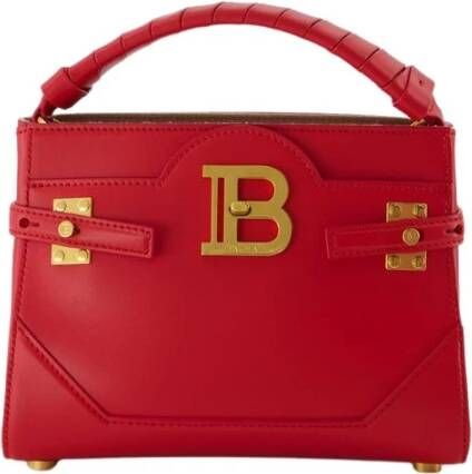 Balmain B-Buzz 22 Top Handle leather bag Rood Dames