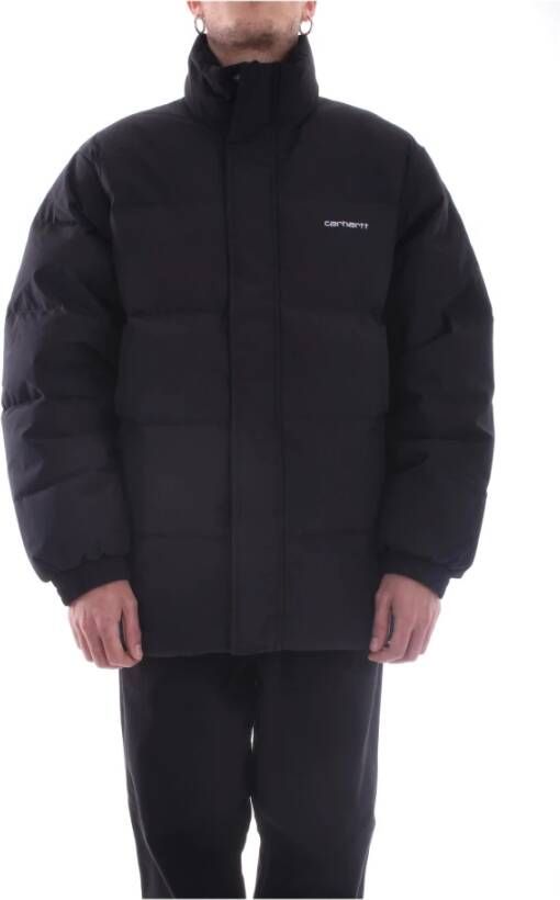 Carhartt WIP Danville Jacket Pufferjassen Kleding black white maat: L beschikbare maaten:M L XL XXL