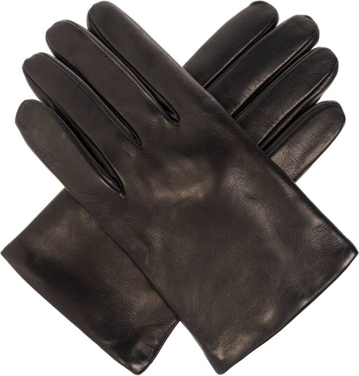 Dolce & Gabbana Leren handschoenen Zwart Heren