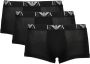 Emporio Armani Zwarte Katoenen Ondergoed met Contrasterende Details Black Heren - Thumbnail 7