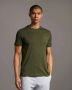 Lyle & Scott Groen Basic T-Shirt van Hoge Kwaliteit Olijf 100% Katoen Green Heren - Thumbnail 5