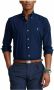Ralph Lauren Stijlvolle Donkerblauwe Slim Fit Overhemd met Klassieke Kraag Blue Heren - Thumbnail 13