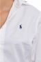Polo Ralph Lauren Witte Katoenen Damesoverhemd met Geborduurde Pony White Dames - Thumbnail 13