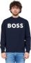 Hugo Boss Blauwe Sweatshirt met Lange Mouwen Blue Heren - Thumbnail 8