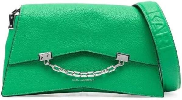 Karl Lagerfeld Hobo bags Seven 2.0 Cb Leather in groen