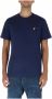 Lyle & Scott Plain T-shirt Donkerblauw Ts400Vog Blauw Heren - Thumbnail 3