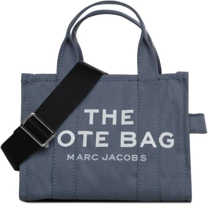 Marc Jacobs The Tote Bag in Air Force Blue Canvas Blue Dames