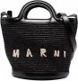 Marni Shoppers Black Adjustable Shoulder Strap Bag in zwart - Thumbnail 1