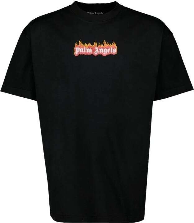 Palm Angels Heren T-Shirt van Hoge Kwaliteit Klassiek Ontwerp Black Heren