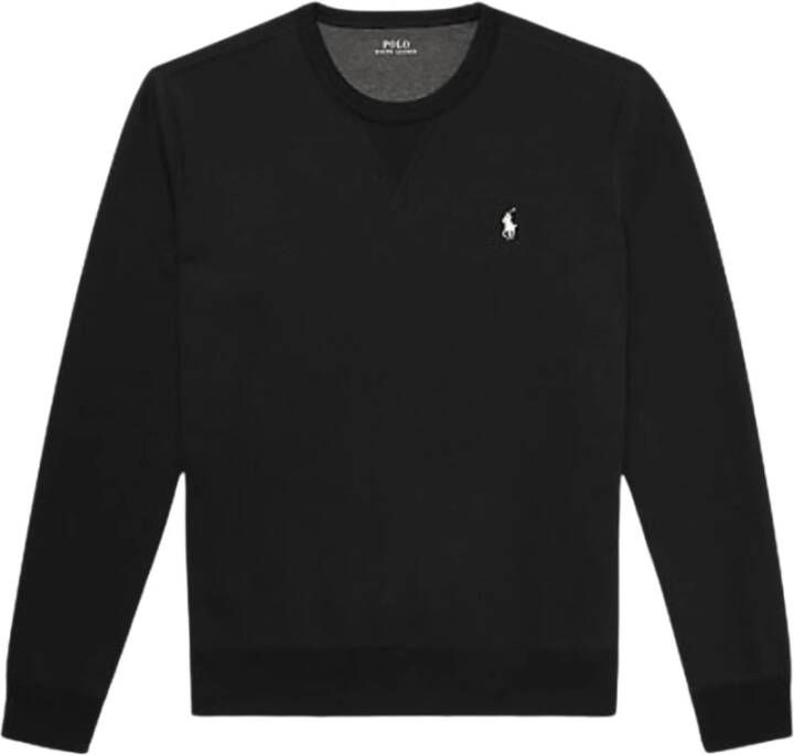 Polo Ralph Lauren Heren Sweatshirt met Ribdetails Zwart Heren