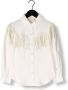AI&KO blouse Coline met franjes wit Meisjes Viscose Klassieke kraag Effen 152 - Thumbnail 1