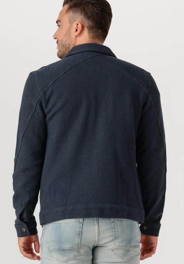 CAST IRON Heren Jassen Terry Trucker Donkerblauw