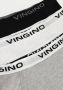VINGINO shorts- set van 3 grijs melange zwart wit Slip Meisjes Stretchkatoen 110 116 - Thumbnail 3