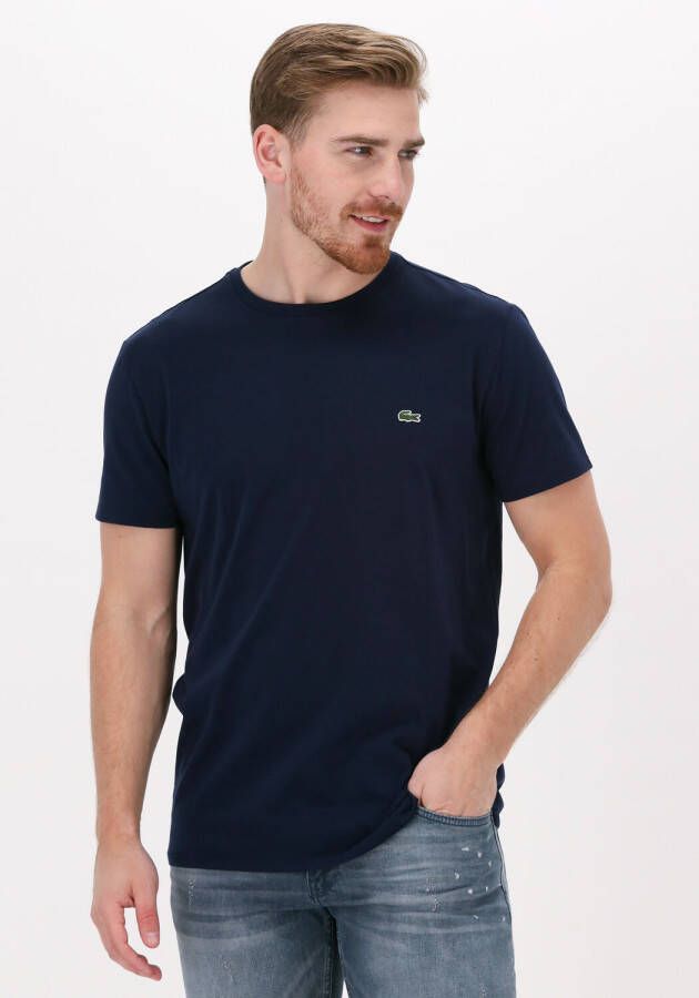 Lacoste Short Sleeved Crew Neck T-shirts Kleding marine maat: M beschikbare maaten:S M
