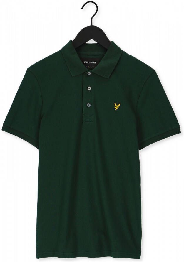 Lyle & Scott Klassieke Groene Polo Shirt Green Heren