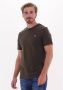 Lyle & Scott Groen Basic T-Shirt van Hoge Kwaliteit Olijf 100% Katoen Green Heren - Thumbnail 1