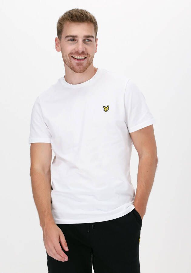 Lyle & Scott Luxe T-Shirt Organisch Katoen Regular Fit White Heren