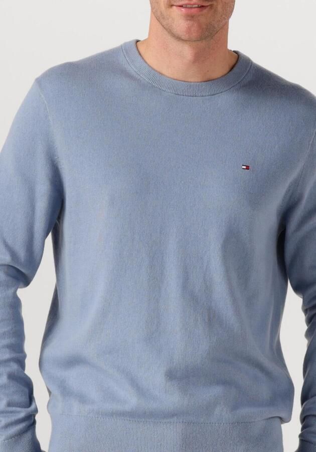 Tommy Hilfiger Regular fit gebreide pullover van een mix van katoen en kasjmier