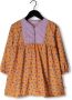 Your Wishes A-lijn jurk met all over print oranje Meisjes Polyester Ronde hals 122 128 - Thumbnail 1