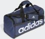 Adidas Perfor ce sporttas Linear Duffel S 25L donkerblauw zwart wit Logo - Thumbnail 1