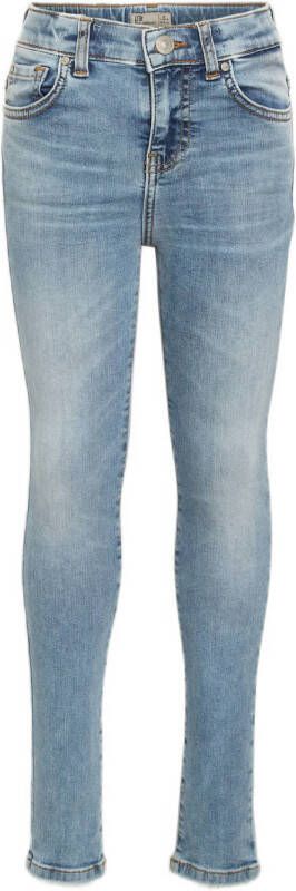 LTB high waist super skinny jeans Sophia paiva wash Blauw Meisjes Stretchdenim 104