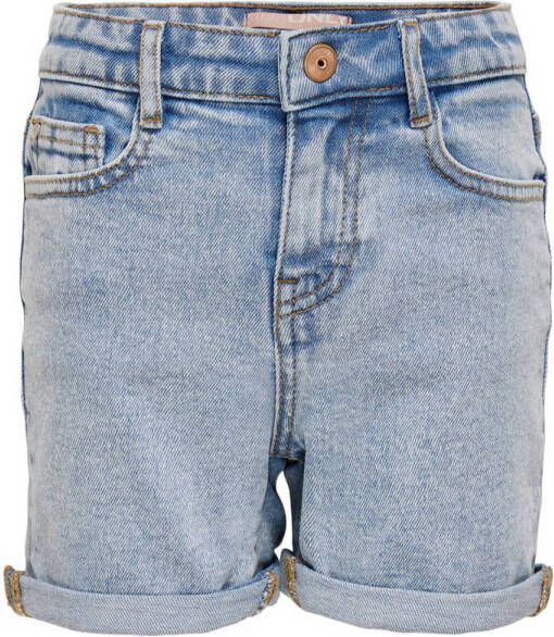 Only KIDS GIRL jeans short KONPHINE light denim short Blauw Meisjes Stretchdenim 116