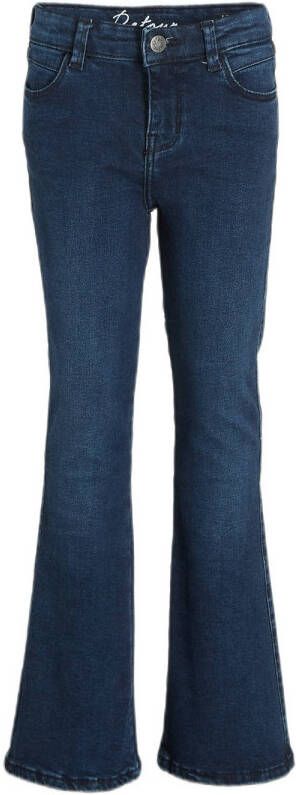 Retour Jeans flared jeans Midar dark blue denim Blauw Meisjes Stretchdenim 122