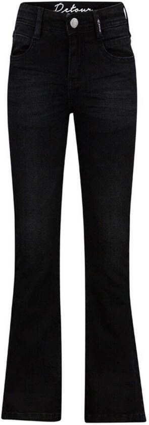 Retour Jeans high waist flared jeans MIDAR black denim Zwart Meisjes Stretchdenim 110