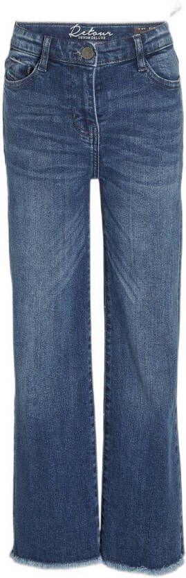 Retour Jeans high waist wide leg jeans Missour medium blue denim