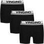 VINGINO boxershort set van 3 zwart Jongens Stretchkatoen Effen 110 116 - Thumbnail 2