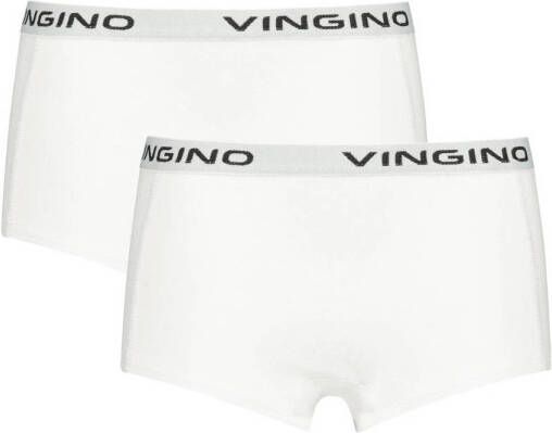 VINGINO shorts set van 2 wit Slip Meisjes Stretchkatoen Effen 146 152