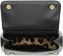 Dolce & Gabbana Zwarte leren tas met klep en verstelbare riem Black Dames - Thumbnail 5