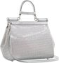 Dolce&Gabbana Satchels Small Sicily Handle Bag in zilver - Thumbnail 3