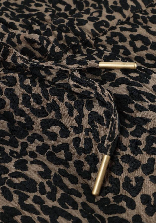 SCOTCH & SODA Dames Jumpsuits Jacquard Collar Embroidery Jumpsuit Leopard