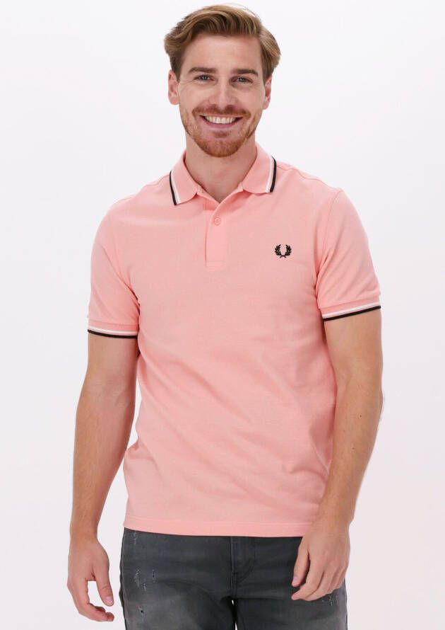 Fred Perry Roze Polo Twin Tipped Shirt