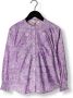 VINGINO gebloemde blouse Larith paars Meisjes Katoen Ronde hals Bloemen 104 - Thumbnail 1