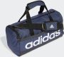 Adidas Perfor ce sporttas Linear Duffle XS 14L donkerblauw zwart wit - Thumbnail 1