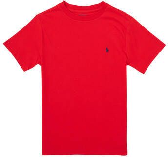Polo Ralph Lauren Childrenswear T-shirt met labelstitching model 'TOPS'