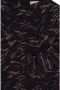 LOOXS 10sixteen top met camouflageprint en mesh zwart wijnrood Meisjes Polyester Opstaande kraag 116 - Thumbnail 5