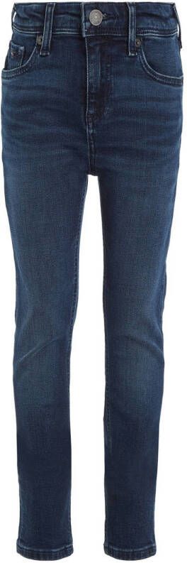 Tommy Hilfiger slim fit jeans SCANTON Y blueblack Blauw Jongens Stretchdenim 164