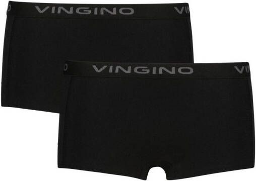 VINGINO shorts set van 2 zwart Slip Meisjes Stretchkatoen Effen 146 152