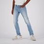 VINGINO skinny jeans APACHE light vintage Blauw Jongens Stretchdenim Effen 140 - Thumbnail 2